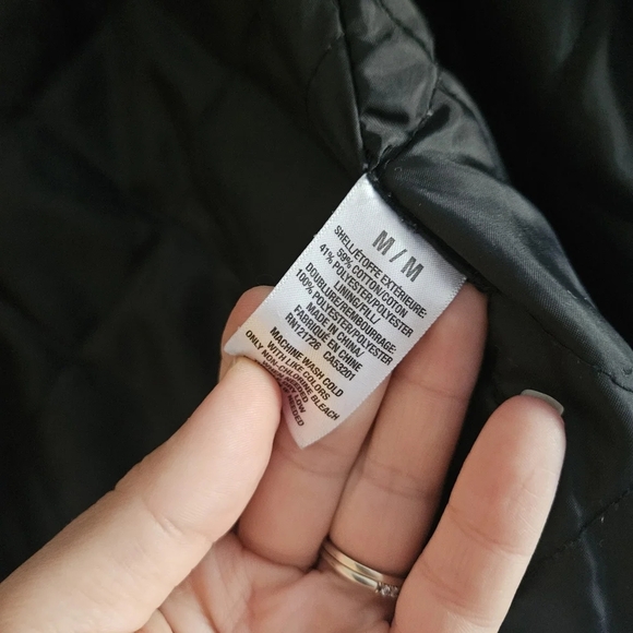 Aeropostale Black Puffer Jacket with Hood - Picture 5 of 7